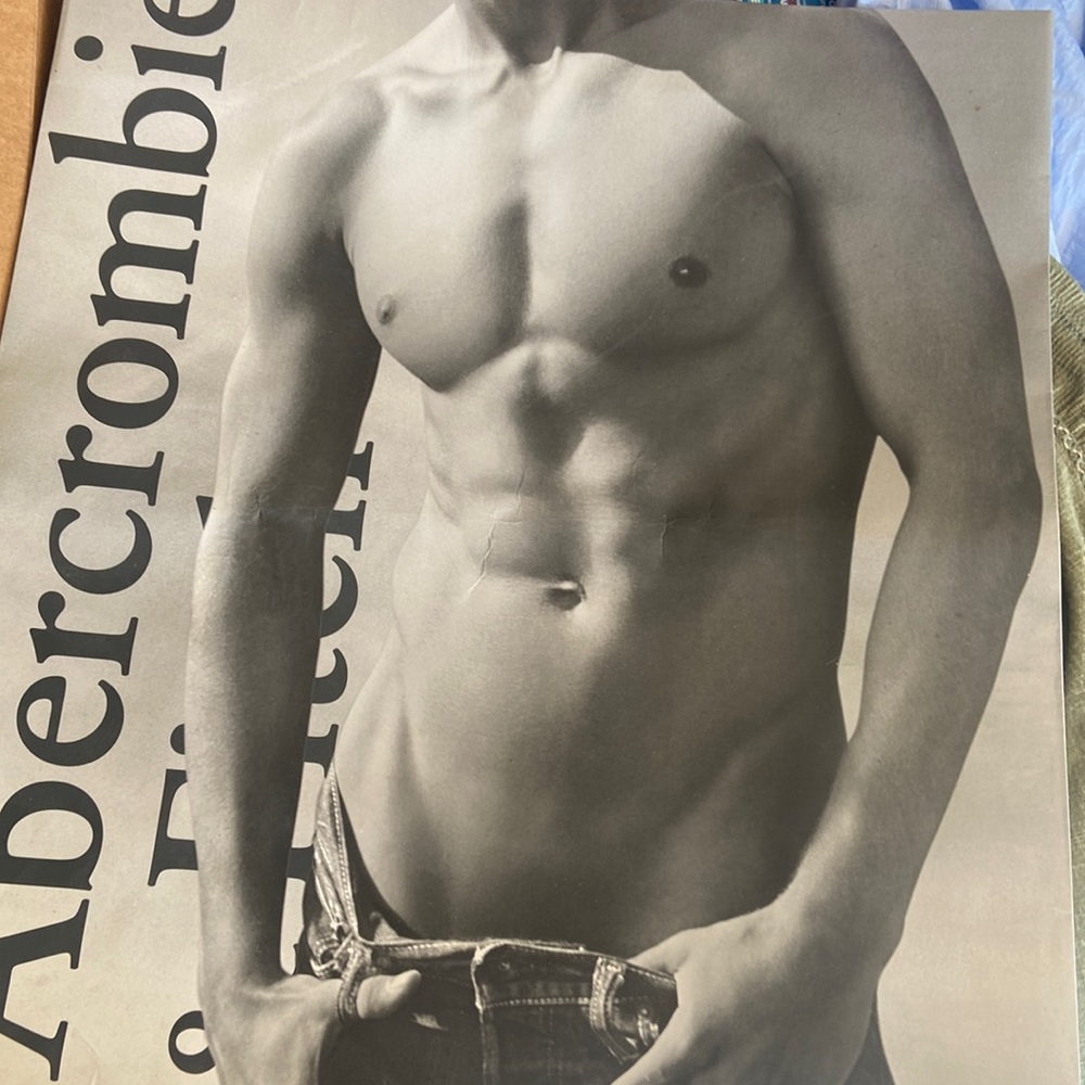 Abercrombie & Fitch shopping. Bag with cloth handles